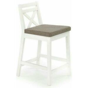HALMAR barová židle Borys low bílá/inari 23