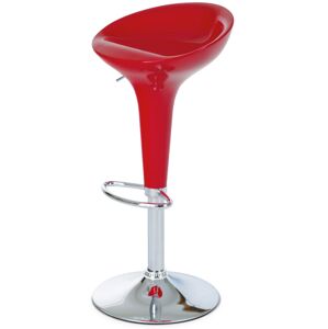 AUTRONIC Barová židle AUB-9002 RED červená