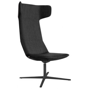 LD SEATING Designové křeslo FLEXI LOUNGE, FL-XL-N1 kříž černý