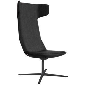 LD SEATING Designové křeslo FLEXI LOUNGE,FL-XL-RA-N1, kříž černý