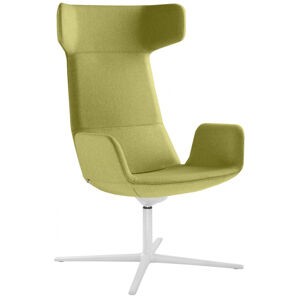 LD SEATING Designové křeslo FLEXI LOUNGE,FL-XLBR-RA-N0, houpací mechanika