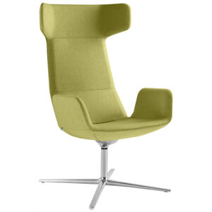 LD SEATING Designové křeslo FLEXI LOUNGE,FL-XLBR-RA-N6, houpací mechanika