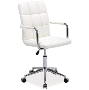 SIGNAL dětská židle Q-022 ekokůže bílá