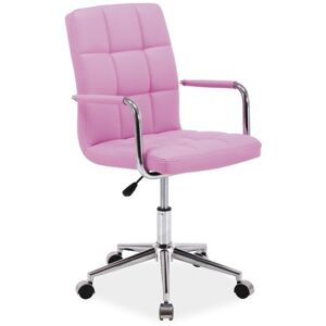 SIGNAL dětská židle Q-022 ekokůže růžová