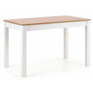HALMAR Jídelní stůl KSAWERY dub sonoma, bílý 120x68 cm