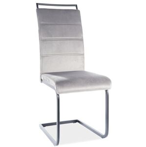 SIGNAL Jídelní židle H441 světle šedá