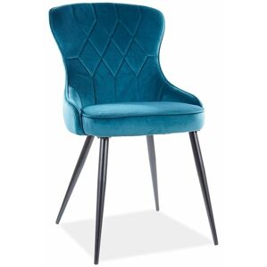 SIGNAL Jídelní židle LOTUS VELVET modrá
