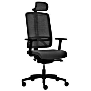 RIM kancelářská židle FLEXI FX 1104 černá s PDH SKLADOVÁ