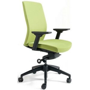 OFFICE MORE Kancelářská židle J2 Black bez podhlavníku
