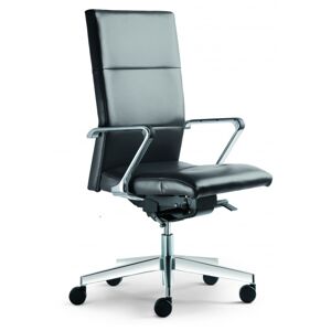 LD SEATING Kancelářská židle LASER 695-SYS, s podhlavníkem, černá, skladová