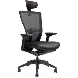 OFFICE PRO kancelářská židle MERENS s podhlavníkem černá