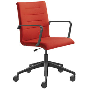 LD SEATING Kancelářská židle OSLO 227, F80-N1, kříž a područky černé