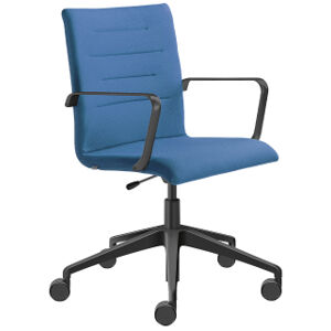 LD SEATING Kancelářská židle OSLO 227-RA,F80-N1, kříž a područky černý