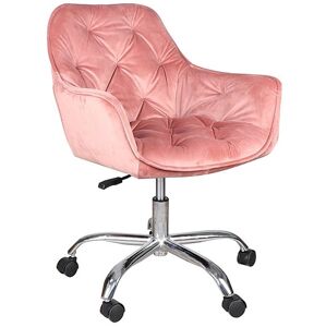 SIGNAL kancelářská židle Q-190 VELVET růžová