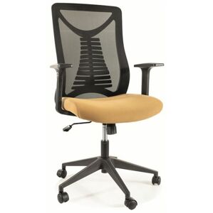 SIGNAL Kancelářská židle Q-330 černá/žlutá