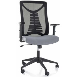 SIGNAL Kancelářská židle Q-330R černá/šedá