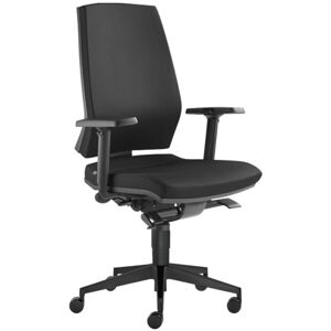 LD SEATING Kancelářská židle STREAM 280-SYS, posuv sedáku, černá skladová