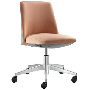 LD SEATING Kancelářské křeslo MELODY DESIGN 775-FR,F40-N6, kříž hliník leštěný