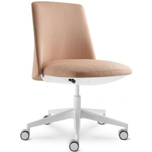 LD SEATING Kancelářské křeslo MELODY DESIGN 775-FR,F40-N0, kříž hliník bílý