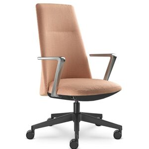 LD SEATING Kancelářské křeslo MELODY DESIGN 785-FR,F40-N1, kříž hliník černý