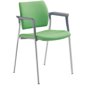 LD SEATING konferenční židle DREAM 111-N4,BR kostra chrom, područky