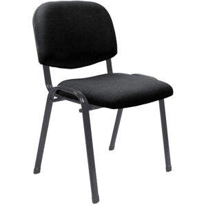 TEMPO KONDELA Konferenční židle ISO 2 NEW, černá