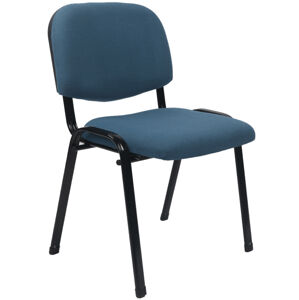 TEMPO KONDELA Konferenční židle ISO 2 NEW, modrá