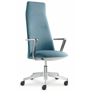 LD SEATING Kancelářské křeslo MELODY DESIGN 795-FR,F40-N6, kříž hliník leštěný