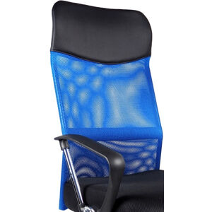 MERCURY Opěrák na židli PREZIDENT modrý