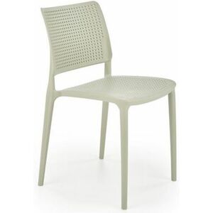 HALMAR Plastová židle K514 zelená mátová
