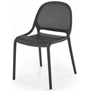 HALMAR Plastová židle K532 černá