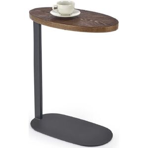 HALMAR Příruční stolek  DELPHI ořech / černý