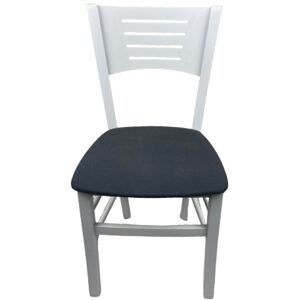 MI-KO Set 4 ks jídelní židle ATALA LÁTKA Carabu šedá/bílé moření