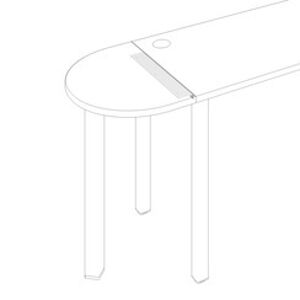HOBIS Stůl pracovní tvarový GATE GE 1000 L, levý, 180*100cm