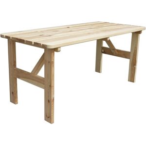 ROJAPLAST Zahradní stůl VIKING dřevěný přírodní - 150 cm