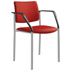 LD SEATING židle CONFERENCE 155-N2,BR, kostra efekt hliník