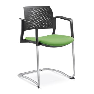 LD SEATING konferenční židle DREAM+ 101BL-Z-N2,BR, kostra šedá