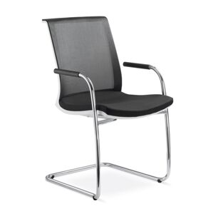 LD SEATING Konferenční židle LYRA NET 213-Z-N2, kostra šedá