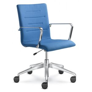 LD SEATING Kancelářská židle OSLO 227, F80-N6, kříž a područky leštěné
